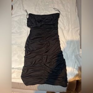 Strapless black dress from garage